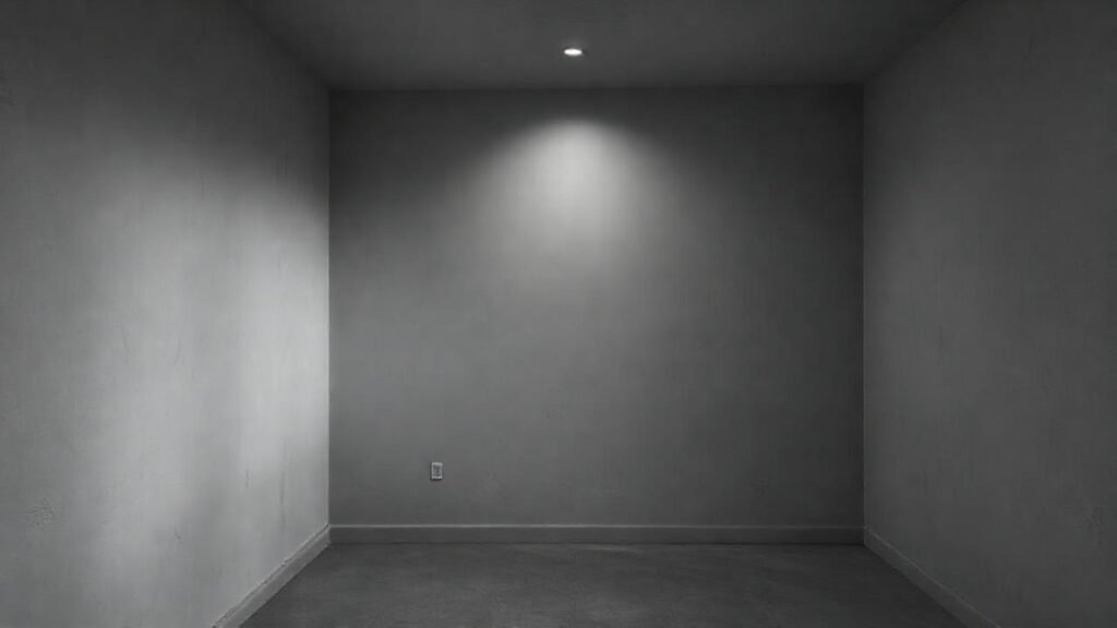 Un apartamento gris minimalista y sereno
