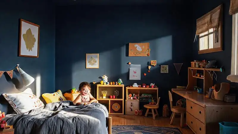 Un dormitorio acogedor y alegre