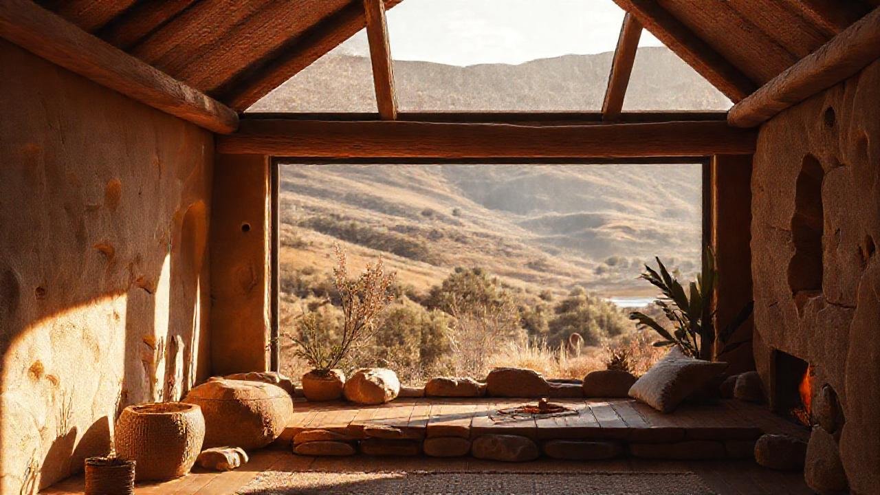 Un interior cálido, natural y sereno