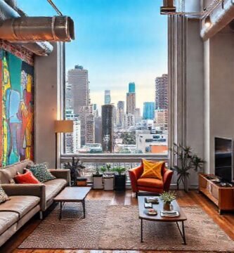 Un apartamento urbano vibrante y acogedor