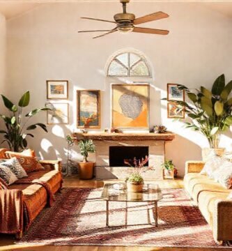 Un salón soleado y acogedor