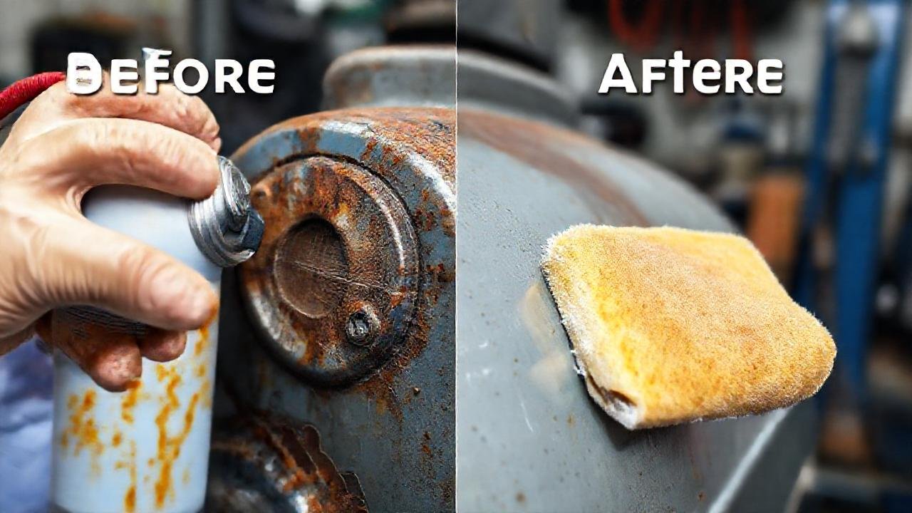 Reparación de metal con color vibrante