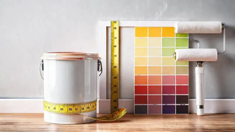 Planificar la pintura requiere mediciones precisas