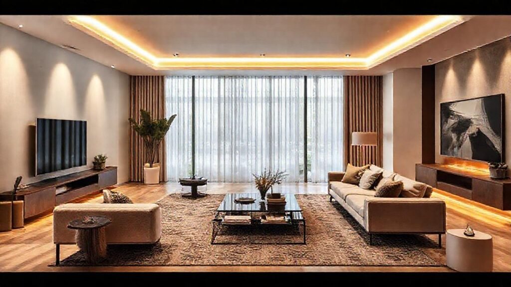 Un salón moderno