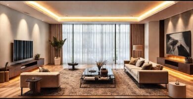 Un salón moderno