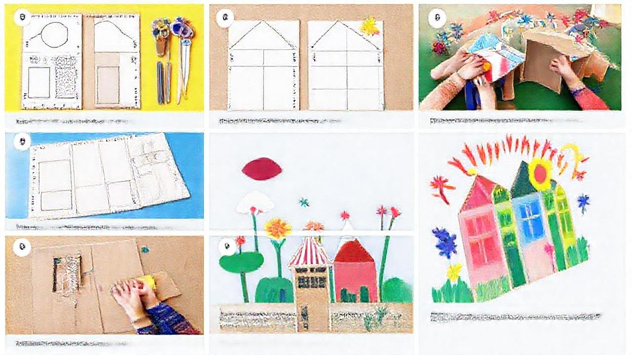 Se crean murales coloridos con plantillas