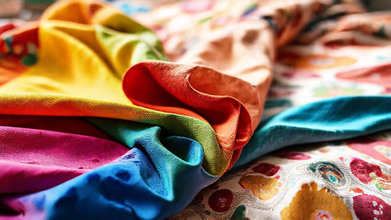 Textiles vibrantes crean decoración artística y acogedora