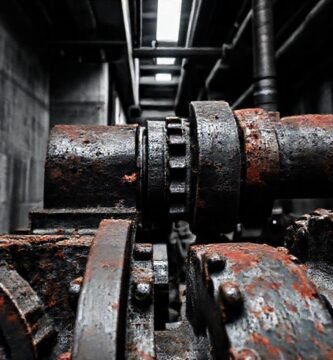 Un ambiente industrial y sombrío