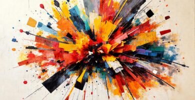 Pintura digital explosiva