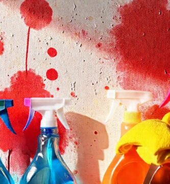 La pared pintada necesita limpieza y brillo