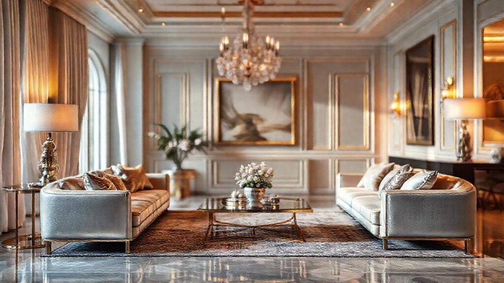 Un salón elegante y soñador
