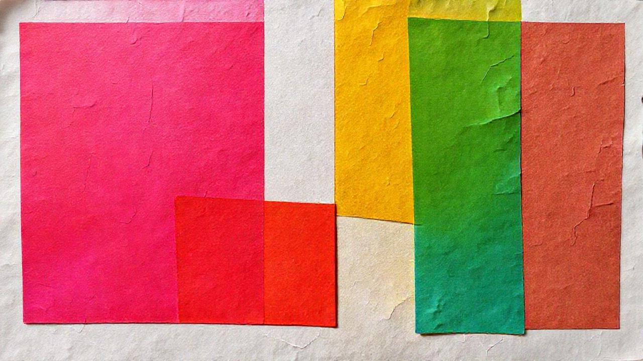 El arte combina colores y luces