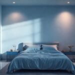 La habitación es tranquila y soñadora