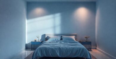 La habitación es tranquila y soñadora