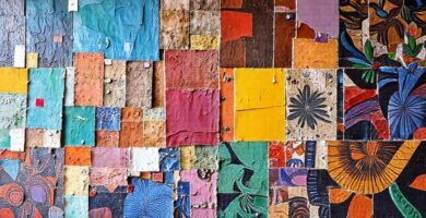 Murales coloridos y diversos