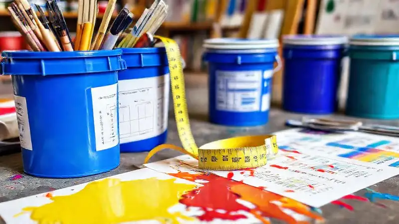 Se preparaba un taller de pintura