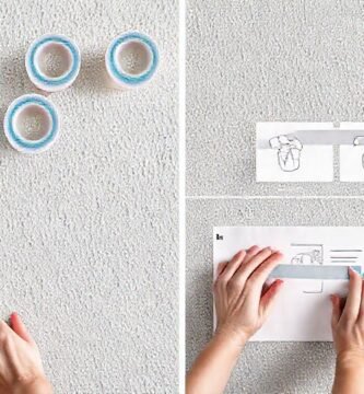 Instrucciones de enmascaramiento con líneas limpias