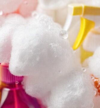 Publicidad profesional de productos con burbujas