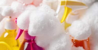 Publicidad profesional de productos con burbujas