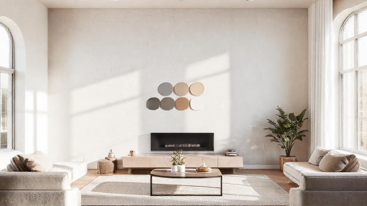 Un salón moderno y sereno