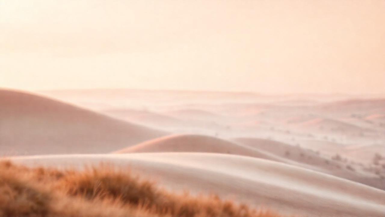 Paisaje sereno en tonos pastel y calma