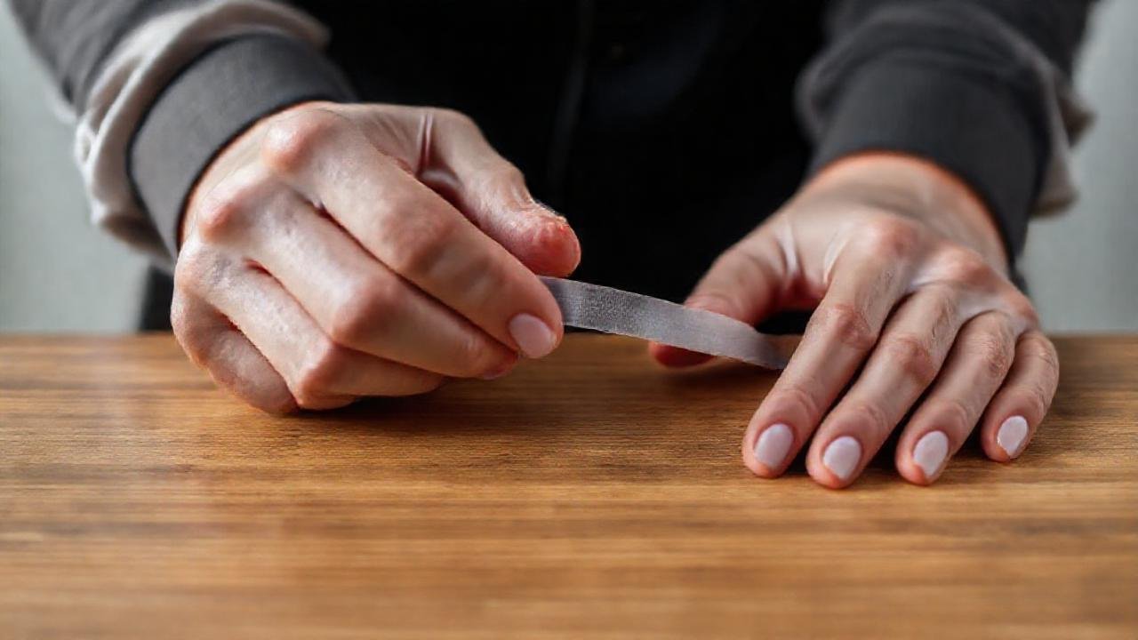 Manos precisas crean líneas limpias y profesionales