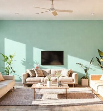 Un salón moderno y luminoso