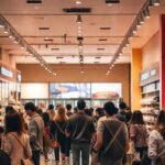 Tienda moderna: ambiente cálido y acogedor