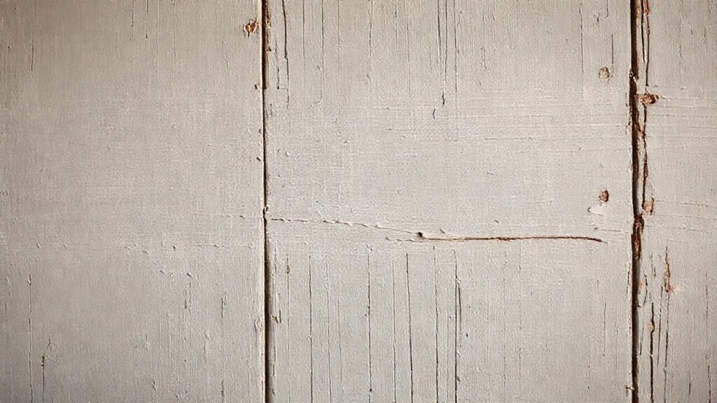 Pintura descolorida en pared envejecida