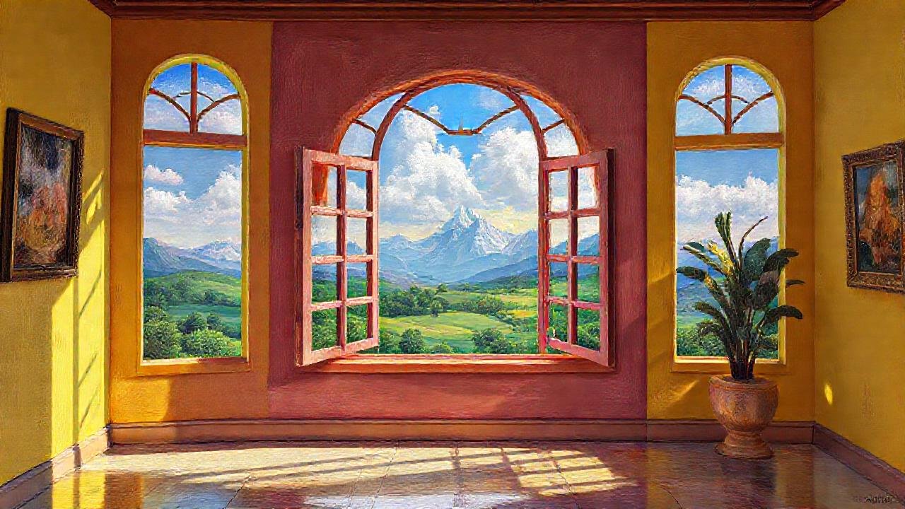 Pintura realista con luz cálida