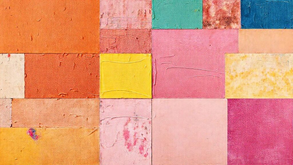 Texturas modernas y coloridas decoran el hogar