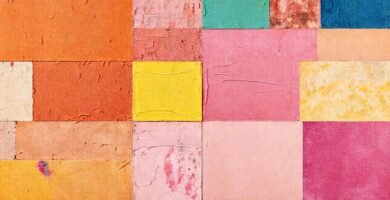 Texturas modernas y coloridas decoran el hogar