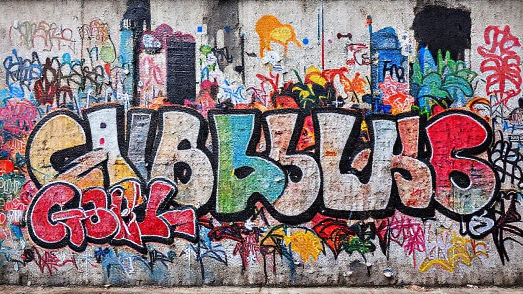Graffiti urbano: color y diversidad