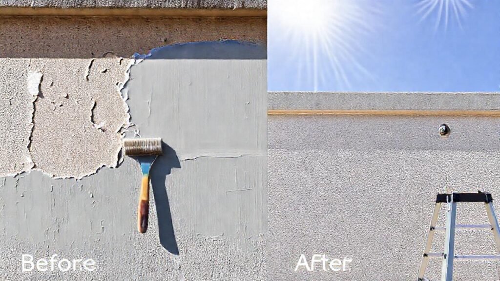 La pared se renovó con éxito