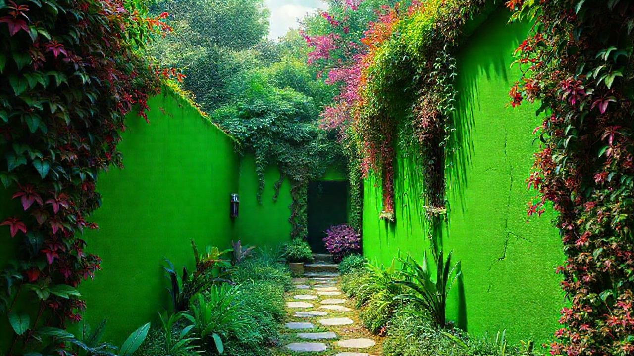 Un paisaje natural surreal y vibrante