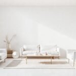 Un estudio minimalista de tonos suaves